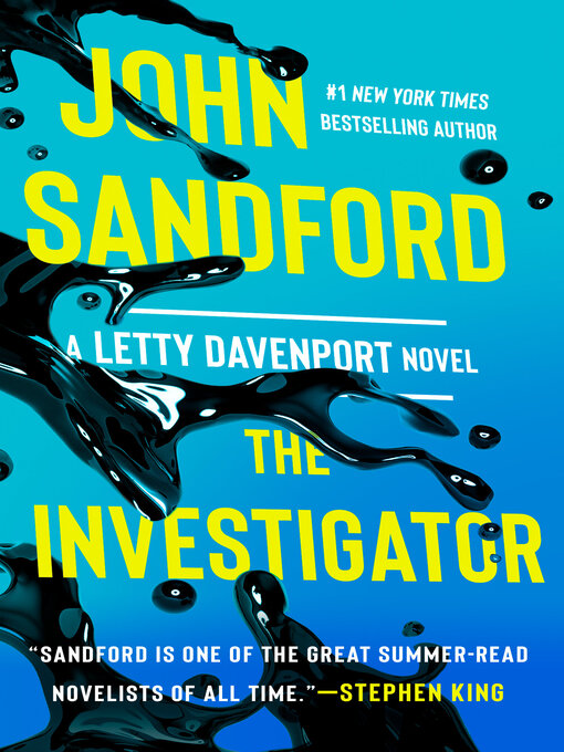 Title details for The Investigator by John Sandford - Wait list
